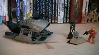 Halo Mega Bloks 96869 Covenant Brute Prowler Review [upl. by Nwahsak]