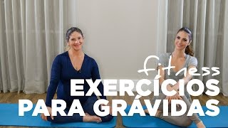 Fitness Exercícios para a grávida fazer em casa [upl. by Furtek257]