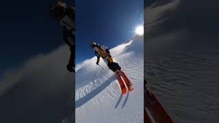 Premium views w atkristoferturdell the Lonquimay Volcano Malalcahullo 🇨🇱 blackcrows skiing [upl. by Nye]