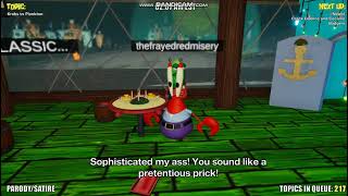 Krabs VS Plankton MY TOPIC AI Sponge Rehydrated Clip [upl. by Tilden]