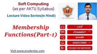 Membership Functions in fuzzy setspart 1 Application of soft computing  AKTU Syllabus [upl. by Jacobo]