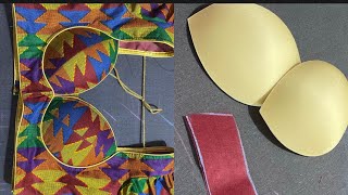 Eye cup blouse stitching video part 2 [upl. by Lebanna]