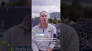 Magda Linette  wybory europejskie 2024 [upl. by Wilde]