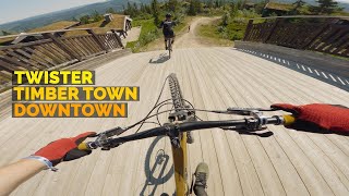 Nye Røde Stier i Trysil  Twister Timber Town Downtown [upl. by Stalk]