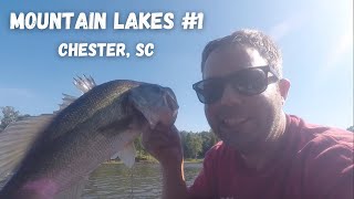 Mountain Lakes  Chester SC  Kayak Fishing for Bass  61119 [upl. by Yttisahc]