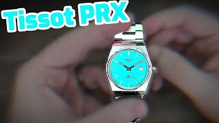 Tissot PRX Powermatic 80 Mint Green 40mm T1374071109101 unboxing [upl. by Adev]