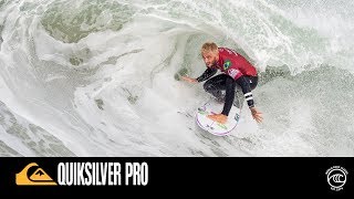 Filipe Toledo vs Marc Lacomare  Round of 32 Heat 5  Quiksilver Pro France 2019 [upl. by Aidas]