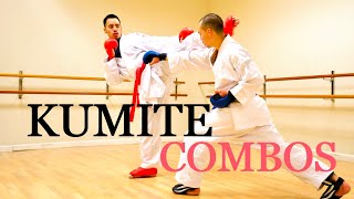 10 BEST KUMITE COMBOS 🥋⛩ [upl. by Hairakcaz762]