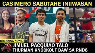 Casimero Sabutahe Iniiwasan Jimuel Pacquiao Talo Thurman Knockout Sa Round 6 Kay Tim Tszyu [upl. by Windzer]