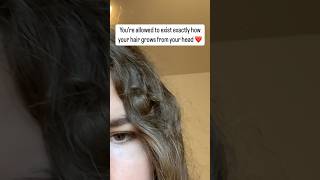 As long as its safe for you curlyhair frizzyhair hairtok frizz beautystandards bodyneutrality [upl. by Anifled]