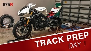 Changing Oil Indicators Fairings Mirrors  Daytona 675R 1 of 3 [upl. by Anura994]