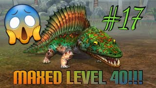 MAXED LEVEL 40 MASTODONSAURUS  Jurrasic World The Game  Part 17 [upl. by Odnalra]