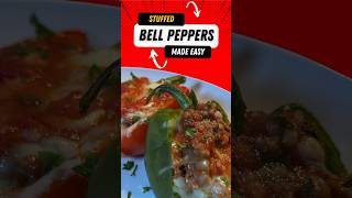 Delicious Stuffed Bell Peppers Recipe  Easy Weeknight Dinner Idea [upl. by Ainehs]