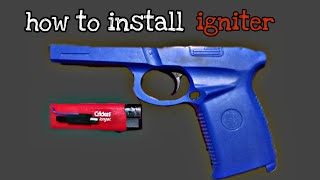 simple way how to install an igniter for a toy gun [upl. by Anirbes159]