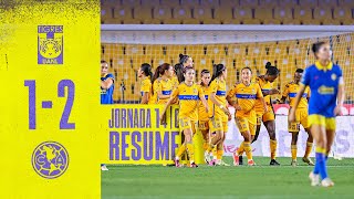 📹 El Resumen Femenil  Tigres 1  2 América Femenil  Jornada 12  Clausura 2024 [upl. by Wilek]