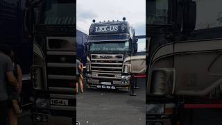 Master truck show 2024 scaniav8power truckshow scania camion [upl. by Vassili]