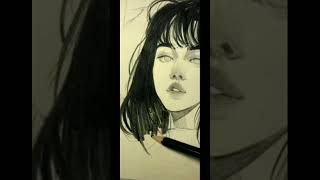 Sketch style 🔥❤️short art artwork sketch drawing vairalvideo [upl. by Aibonez528]