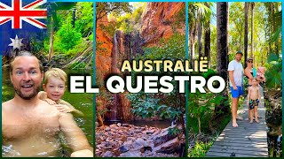 EL QUESTRO Australië UNIEKE Emma Gorge SLANGEN amp Hot Springs in het REGENWOUD [upl. by Atneciv]