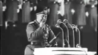 Benito Mussolini Rap Freestyle Return to Hitlers [upl. by Ihpen]