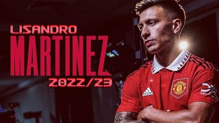 Lisandro Martínez ► Crazy Defensive Skills amp Tackles  202223 ᴴᴰ [upl. by Edan]