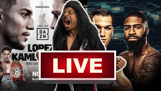 Teofimo Lopez Vs Kambosos  Figueroa vs Fulton  LIVE COMMENTARY [upl. by Corwin]