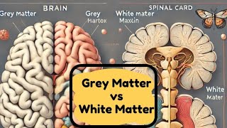 Grey Matter and White Matter of Brain  Structure Function amp Clinical Significance  Neurology [upl. by Ozzy]