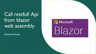 Call web api from blazor  Call rest api from blazor  Net 80 blazor webassembly [upl. by Levina]