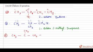 Write structural formula and give their IUPAC names asec Butyl chlorideb Isobutyl chl [upl. by Garratt799]