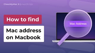 How to Find MAC Address on MacBook [upl. by Analram]