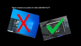 Which is one of Fastest Linux distro for slow PCs 2GB RAM and slow HDD [upl. by Aerdnaeel]