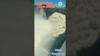 Spillway overflow of Gariep Dam in SouthAfrica viral damview short [upl. by Enom]