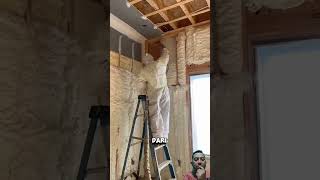 Spray foam construction futuristik teknologi interiordesign diy design renovation home [upl. by Ravaj692]