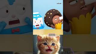 Milk is good ♥️🥛 trollcat3 short trollworld trollcat catvideos [upl. by Eelyme198]