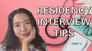 Residency Interview Tips  The Pathology Residency Application Process  Part 2 [upl. by Jermain534]