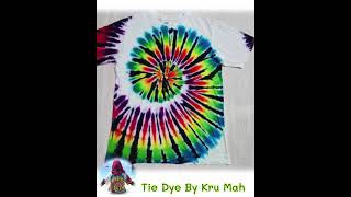 tie dye tutorial  How To Make Rainbow Spiral Tie Dye Tshirt  Batik color [upl. by Christel]