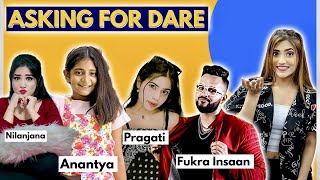 Asking My Youtube FRIENDS For DARE  extreme dare  SAMREEN ALI [upl. by Beedon]