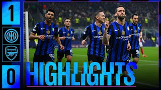 CALHA IS TOTALLY BACK 😎  INTER 10 ARSENAL  HIGHLIGHTS  UCL 2425 🖤💙 [upl. by Eberhart]