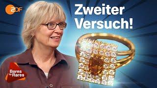 Brillantring zum Zweiten Beate weiß was diese Diamanten wert sind  Bares für Rares [upl. by Mohl]