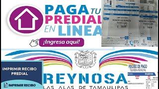 CÓMO SABER CUANTO DEBES DE PREDIAL O SÍ ESTÁS AL CORRIENTE EN REYNOSA 2022 [upl. by Anailil884]