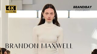 Défilé BRANDON MAXWELL PrintempsÉté 2025  New York Fashion Week [upl. by Stilwell]