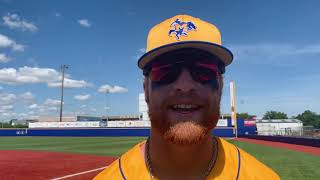 McNeese Baseball  DH Clayton Rasbeary  Postgame interview SFA  552019 [upl. by Fernando]