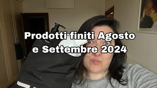 Cosmesi naturale i finiti di Agosto e Settembre 2024 [upl. by Sarad283]