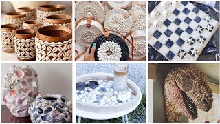 240 seashell craft ideas  sea shell art and craft ideas  DIY seashell crafts for home decoration [upl. by Chet]