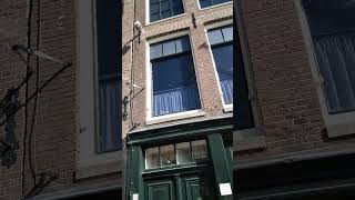 Anne Frank House and Hiding Place Amsterdam The Netherlands Look of the Outside [upl. by Airotcivairam]