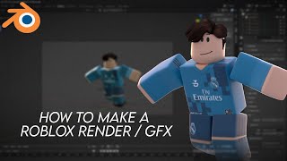 How To Make Roblox Render  GFX Tutorial in Blender  Blender Tutorial 2023 [upl. by Aniad746]