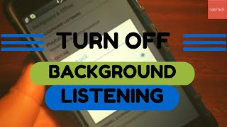 How to Turn Off Background Listening YouTube Music Key  SoleilTech [upl. by Ellary]