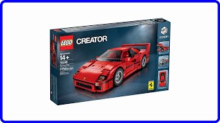 REVIEW 2024 LEGO Ferrari F40 10248 Set ESSENTIAL details [upl. by Anertac]