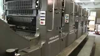 Heidelberg Speedmaster SM 72 FPP year 1988  offset printing machine [upl. by Latnahc339]