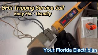 GFCI Tripping the Breaker Service Call  An Easy Fix Usually [upl. by Lauretta996]