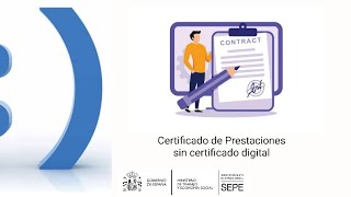 Certificado de prestaciones en la sede electrónica de SEPE sin certificado digital [upl. by Antipas]